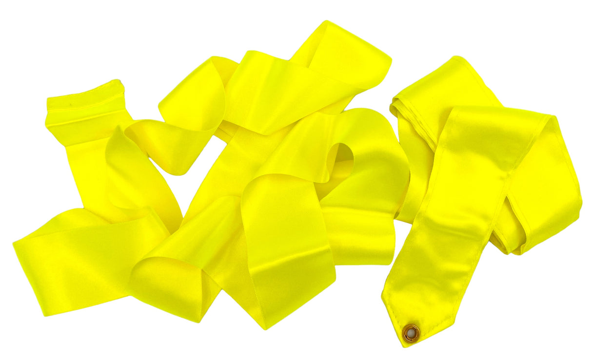 Amaya Vimpel til rytmisk gymnastik.

Amayas vimpel er det perfekte valg for rytmiske gymnaster, uanset om det er til træning eller opvisning.
Vimplerne er 6 meter lange og er lette nok til at bevæge sig elegant gennem luften, men har stadig tilstrækk