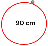 Amaya tøndebånd Ø90 Rød