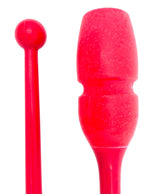 MASHA gymnastikkølle fra Pastorelli med både bounceeffekt og connectable.
Bounce betyder at køllen er lavet af gummi og derfor kan stødes mod gulvet og springe tilbage.
Connectable betyder at køllerne kan også sættes sammen i forlængelse af hinanden.