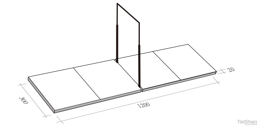 Landingsmåtter til Reck Training