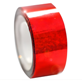 Tape Diamond Metallic Rød