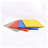 Rød Judo måtte 100x100 cm