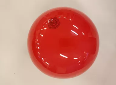Gymnastikbold Amaya Transparent Red Ø19 cm